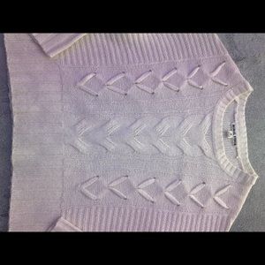 Moral Fiber White Sweater